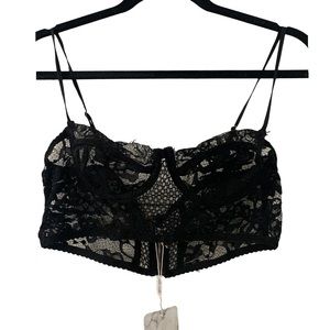 Ohpolly Black Bralette NWT